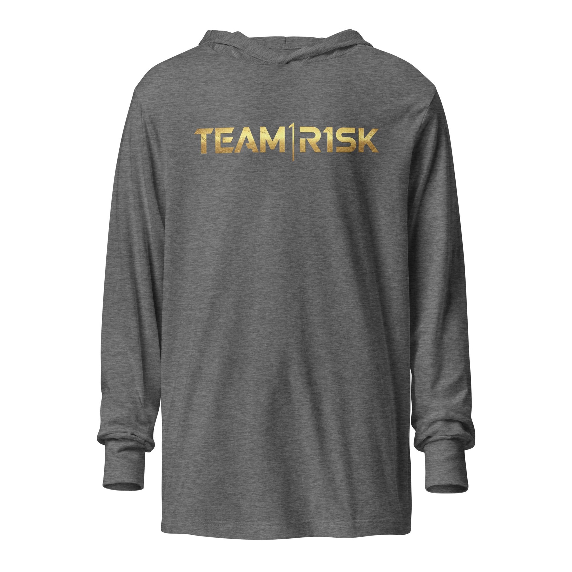 Performance | Hooded Long Sleeve T Shirt | R1SK.gg | Script Logo