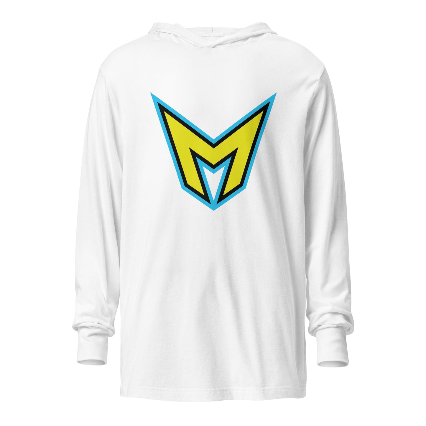 Performance | Hooded Long Sleeve T Shirt | Racine Monstars | M Logo