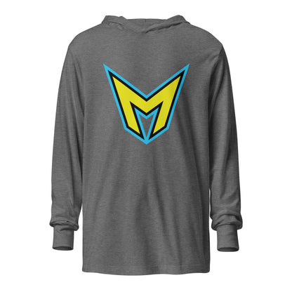 Performance | Hooded Long Sleeve T Shirt | Racine Monstars | M Logo