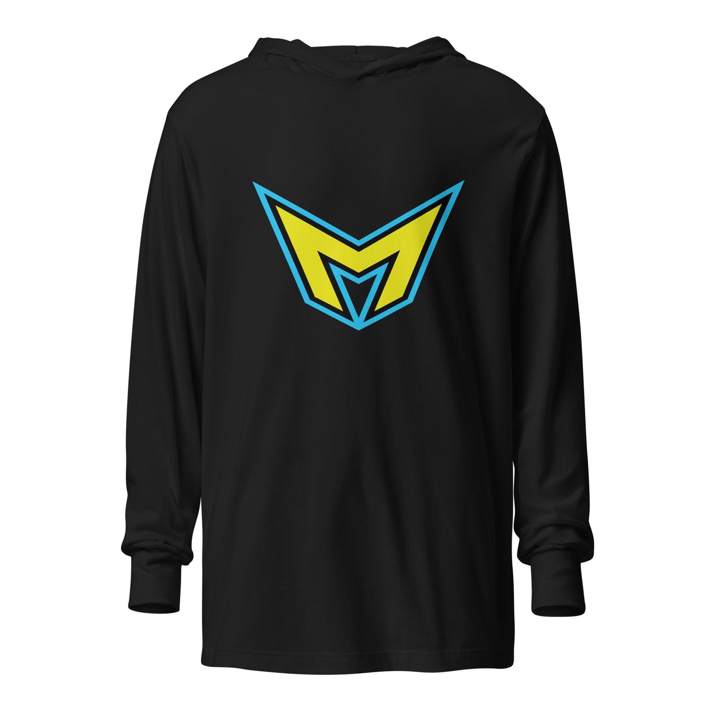 Performance | Hooded Long Sleeve T Shirt | Racine Monstars | M Logo