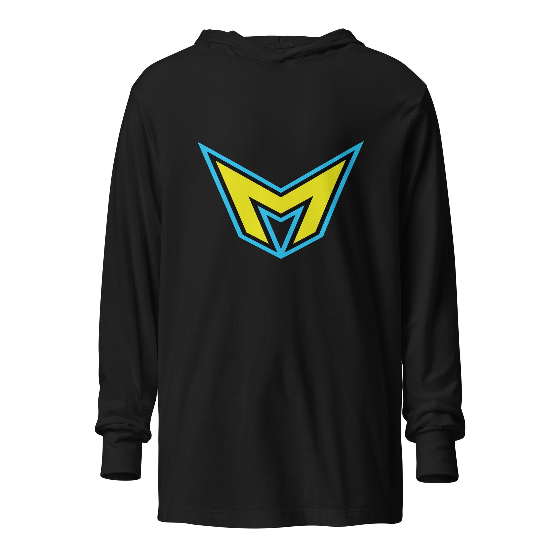 Performance | Hooded Long Sleeve T Shirt | Racine Monstars | M Logo