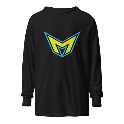 Performance | Hooded Long Sleeve T Shirt | Racine Monstars | M Logo