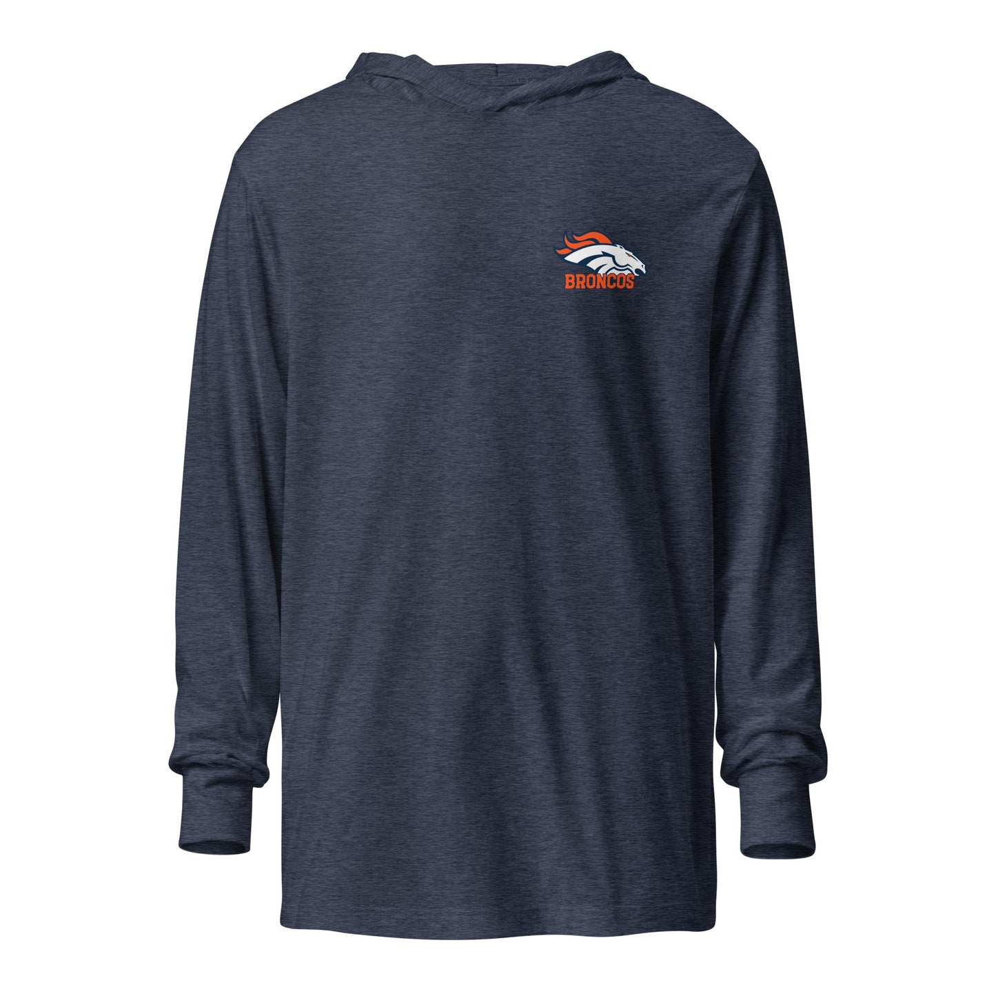 Performance | Hooded Long Sleeve T Shirt | Rapid City Broncos - BHYFL | Athletics Logo
