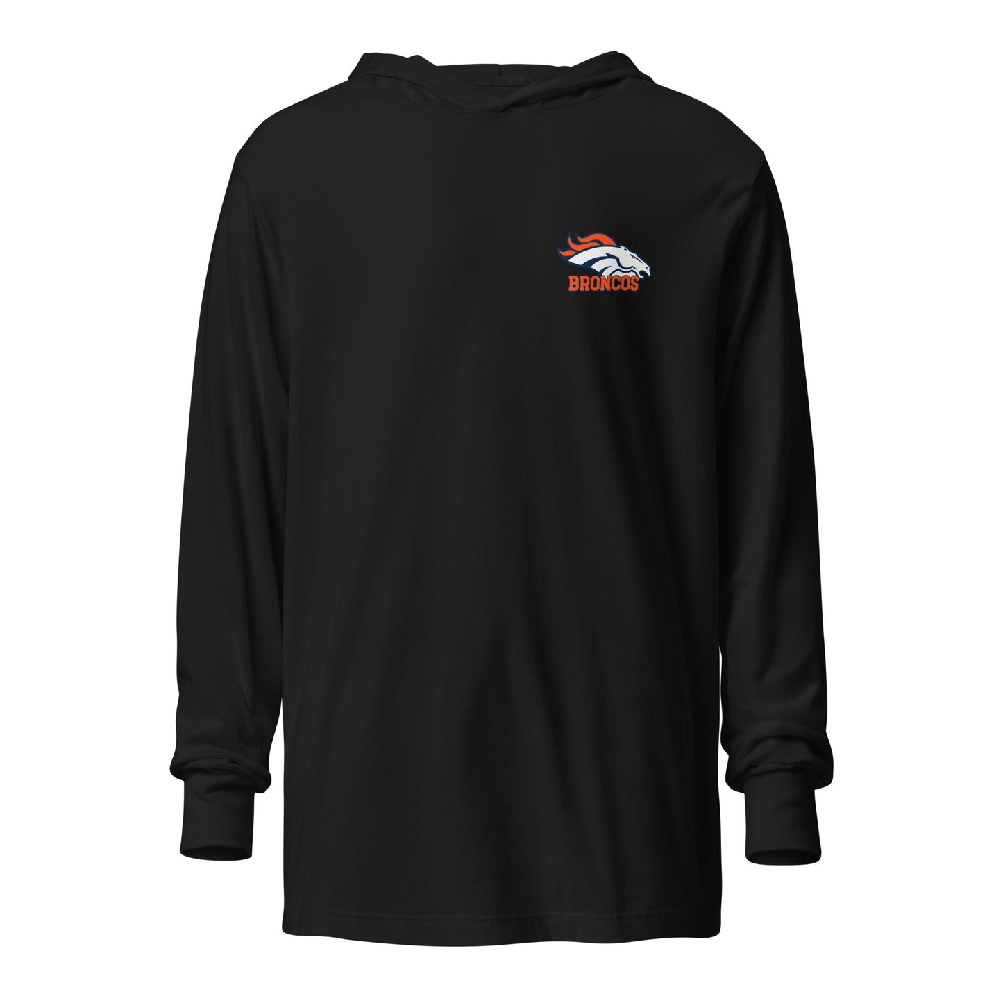 Performance | Hooded Long Sleeve T Shirt | Rapid City Broncos - BHYFL | Athletics Logo