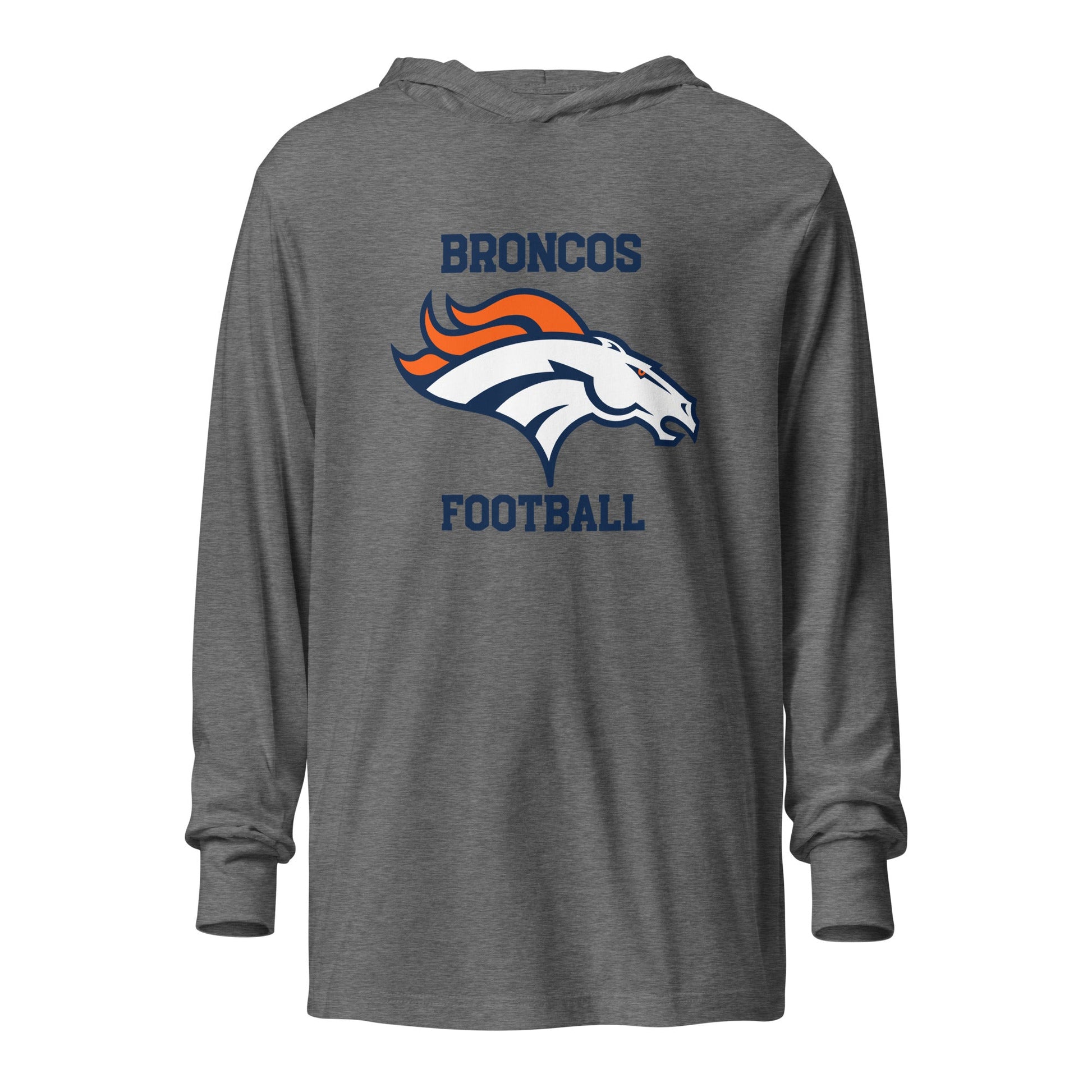 Performance | Hooded Long Sleeve T Shirt | Rapid City Broncos - BHYFL | Cresst Logo
