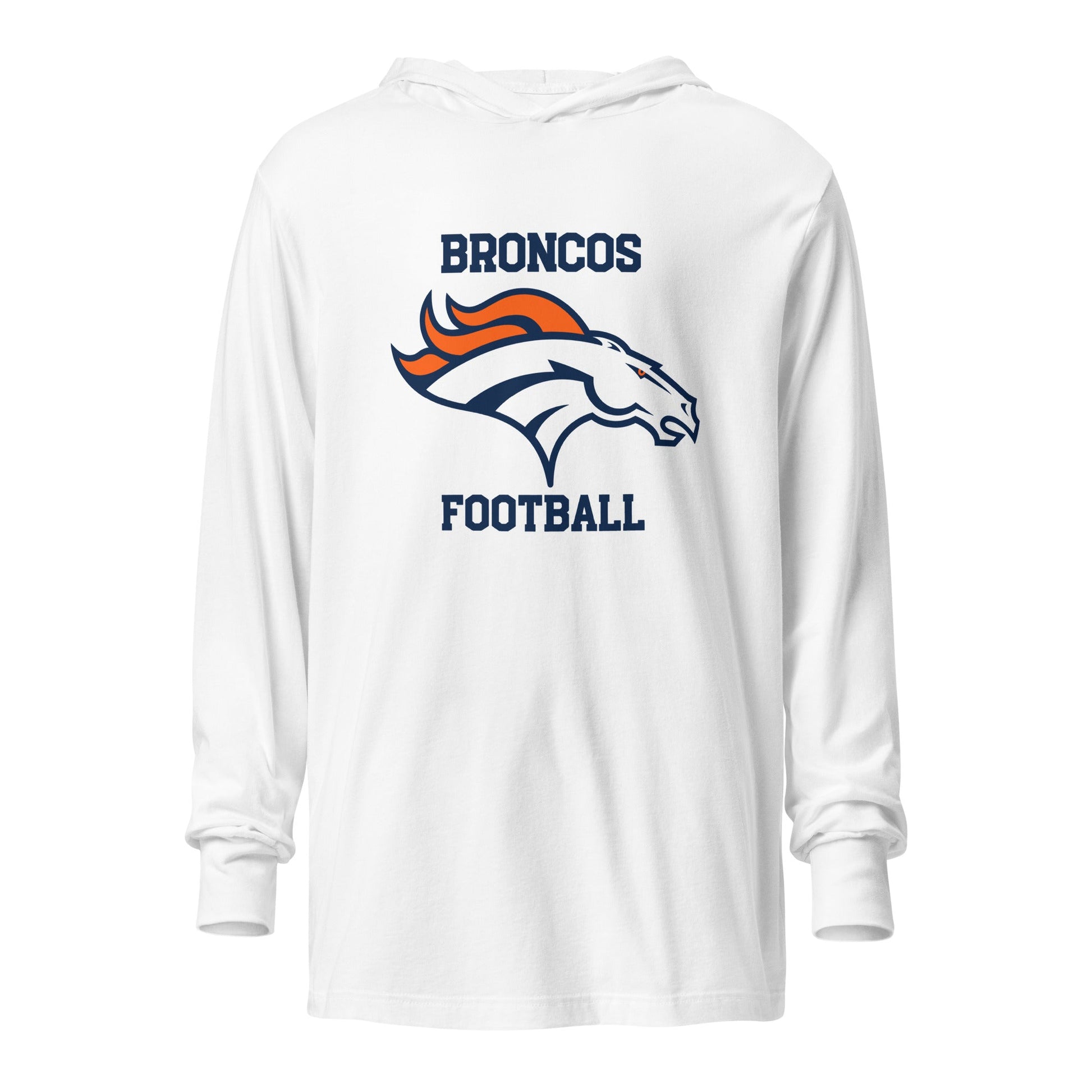 Performance | Hooded Long Sleeve T Shirt | Rapid City Broncos - BHYFL | Cresst Logo