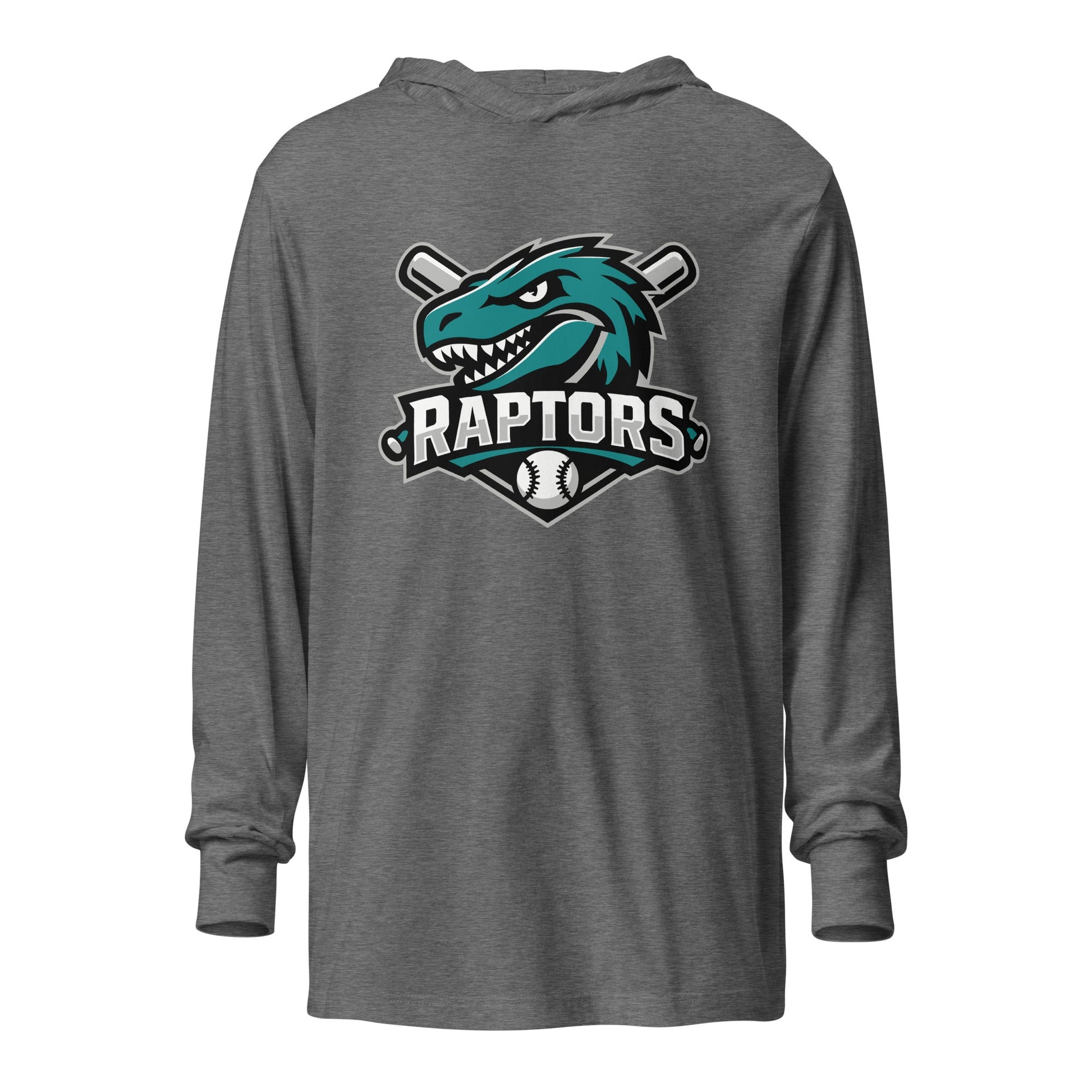 Performance | Hooded Long Sleeve T Shirt | Raptors | Patch Logo