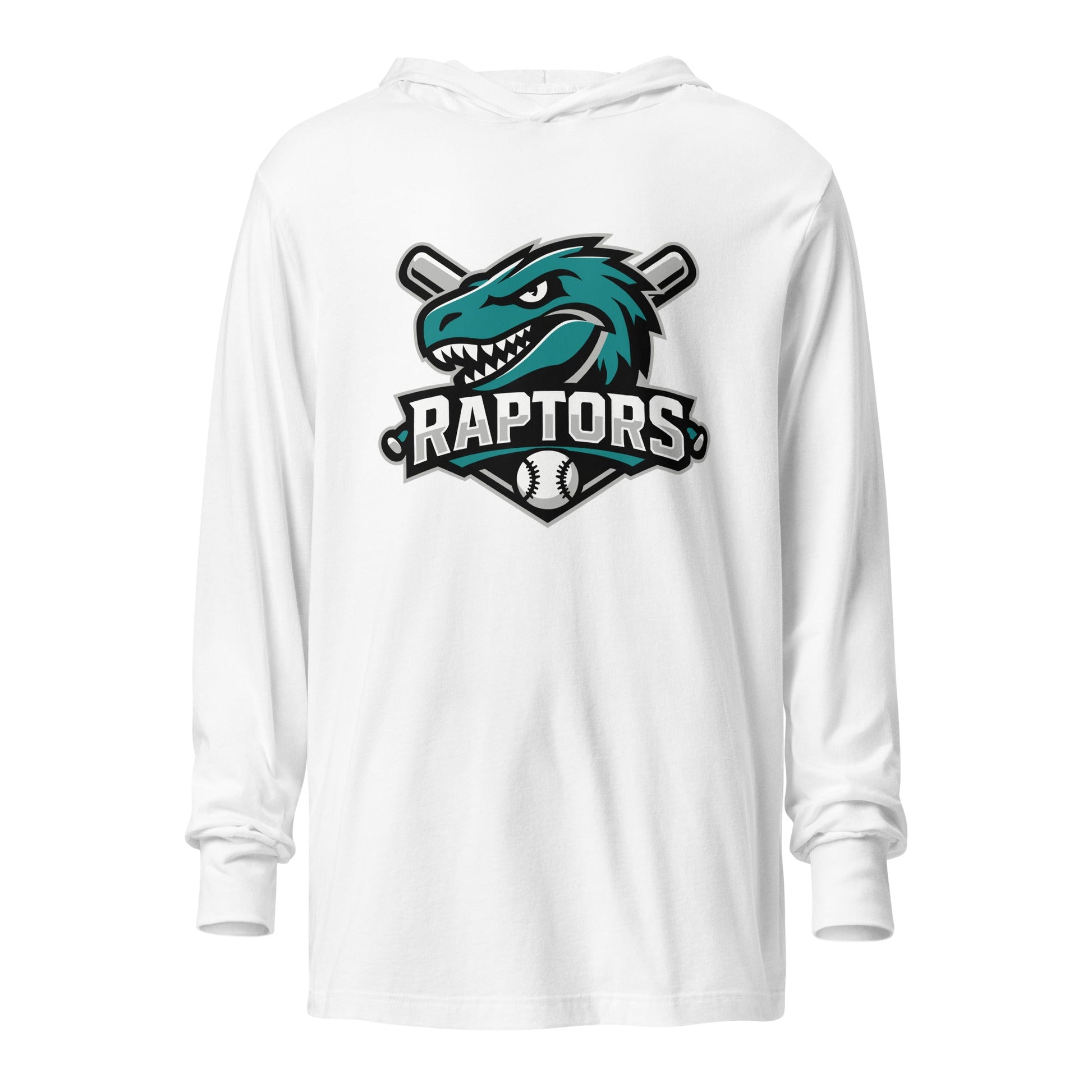 Performance | Hooded Long Sleeve T Shirt | Raptors | Patch Logo