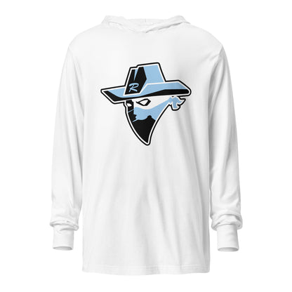 Performance | Hooded Long Sleeve T Shirt | Rebels baseball club | Emblem Logo