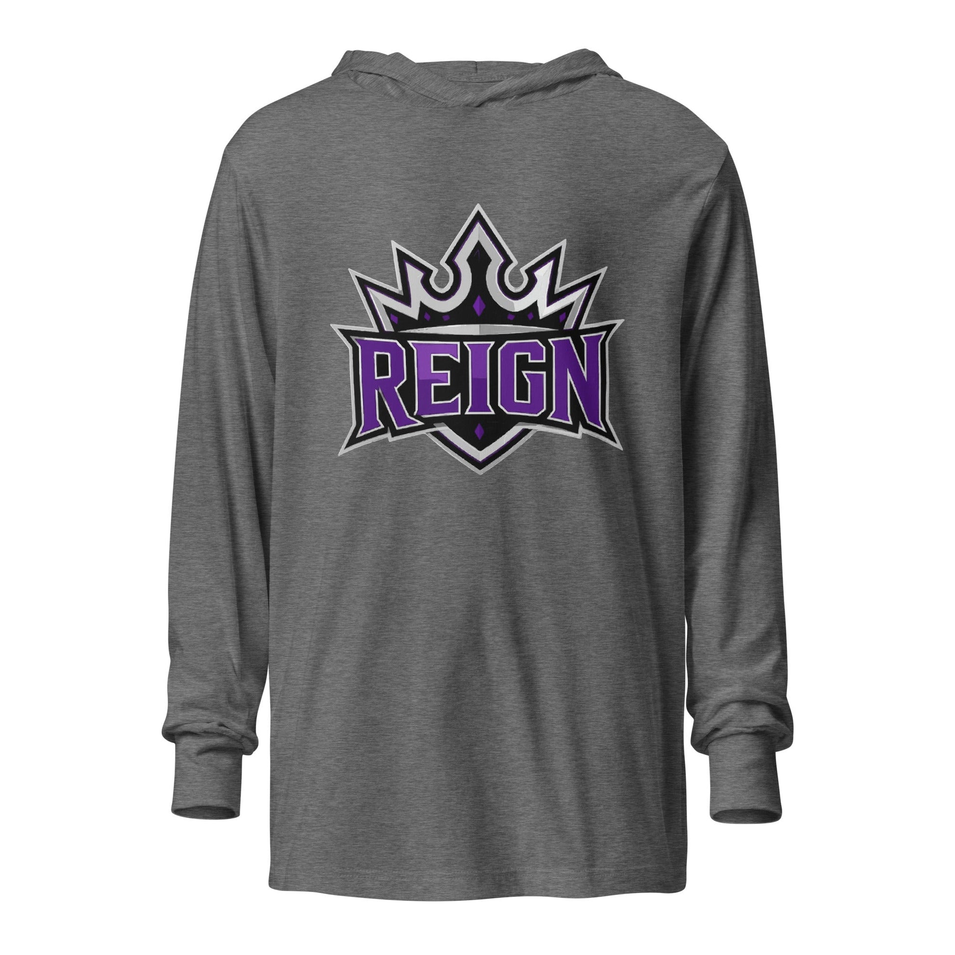Performance | Hooded Long Sleeve T Shirt | REIGN 10U Softball | Emblem Logo