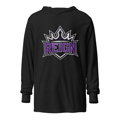 Performance | Hooded Long Sleeve T Shirt | REIGN 10U Softball | Emblem Logo