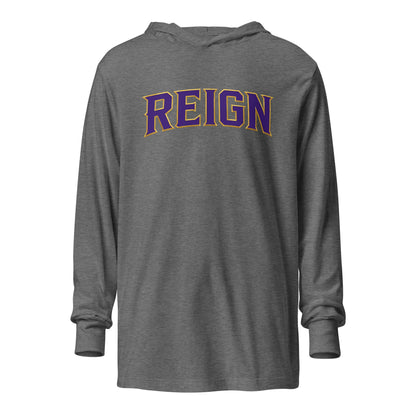Performance | Hooded Long Sleeve T Shirt | REIGN 10U Softball | Modern Script Logo