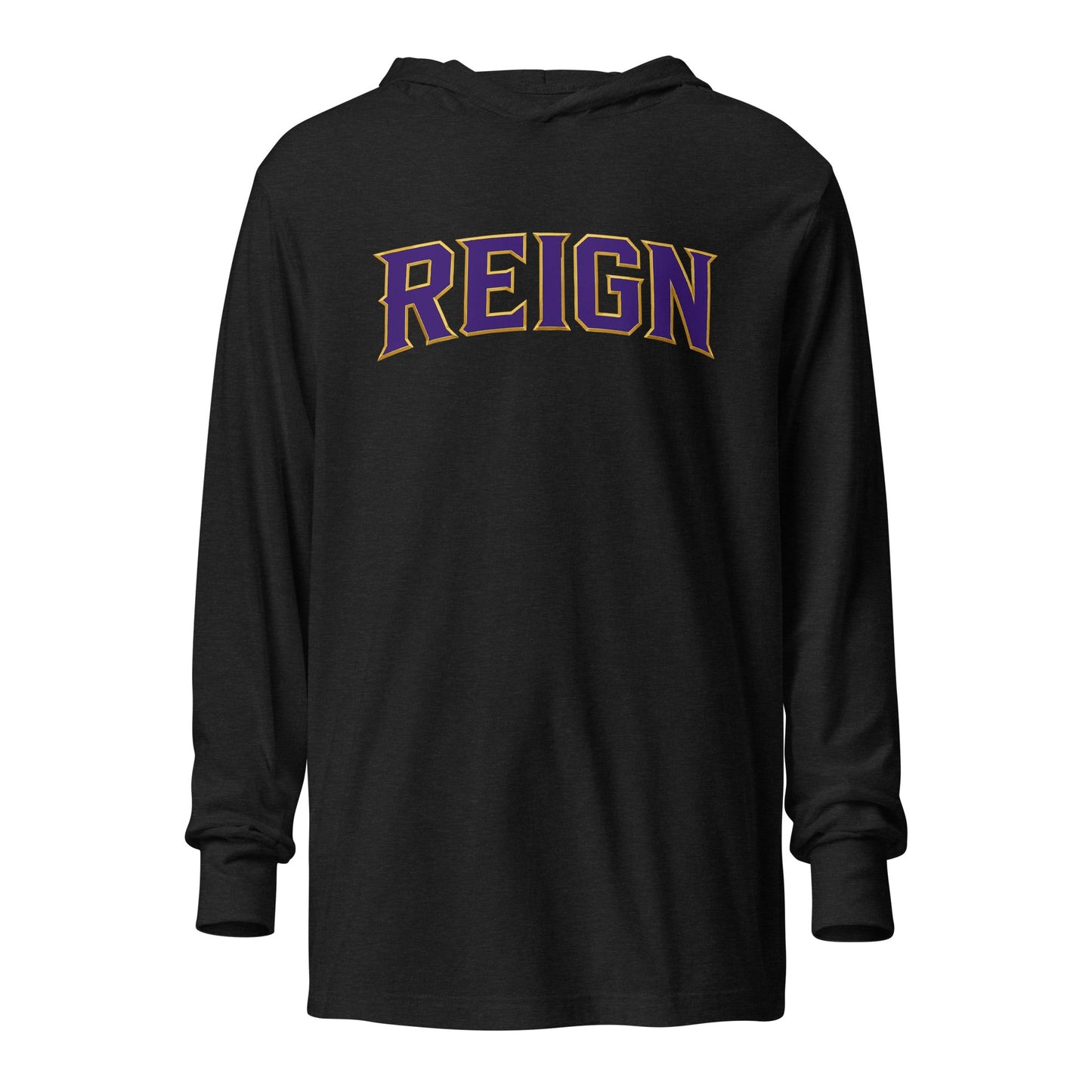 Performance | Hooded Long Sleeve T Shirt | REIGN 10U Softball | Modern Script Logo