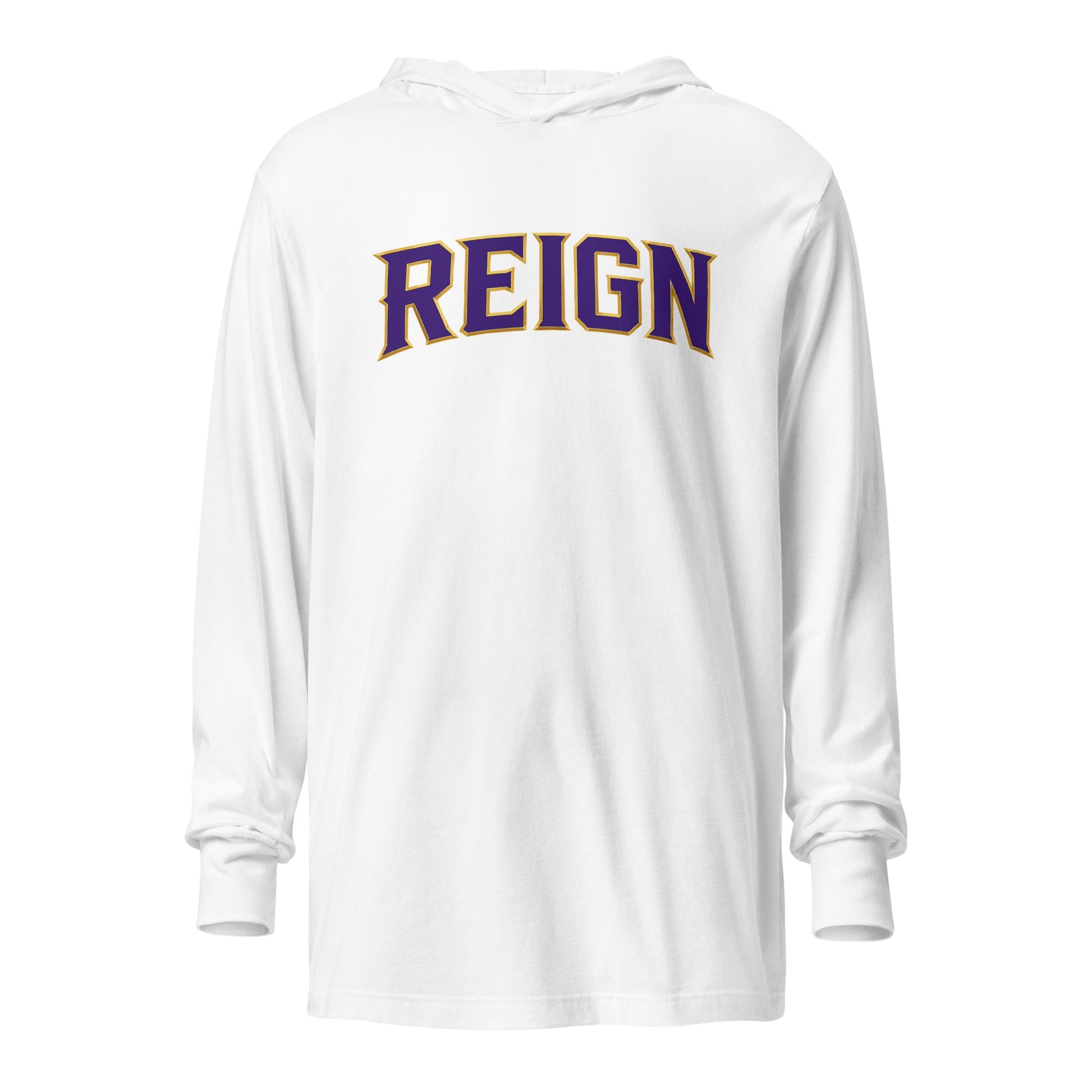 Performance | Hooded Long Sleeve T Shirt | REIGN 10U Softball | Modern Script Logo