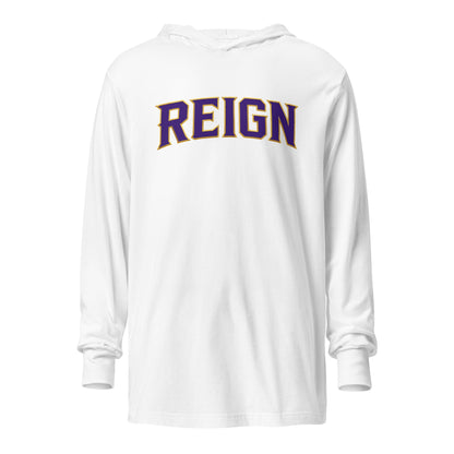 Performance | Hooded Long Sleeve T Shirt | REIGN 10U Softball | Modern Script Logo