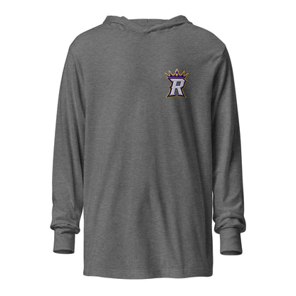 Performance | Hooded Long Sleeve T Shirt | REIGN 10U Softball | Royale Crest Logo