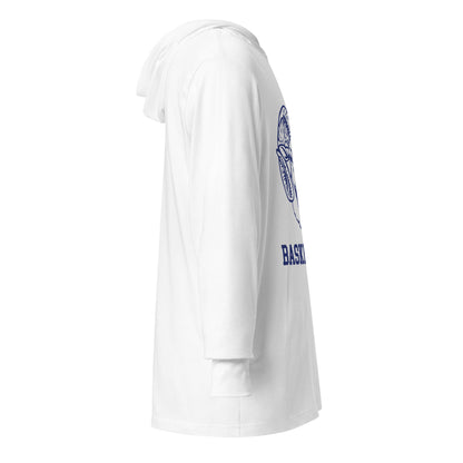 Performance | Hooded Long Sleeve T Shirt | Rensselaer Rams | Basketball Logo