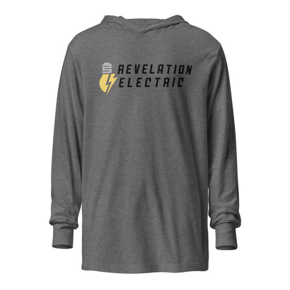 Performance | Hooded Long Sleeve T Shirt | Revelation Electric | Logo