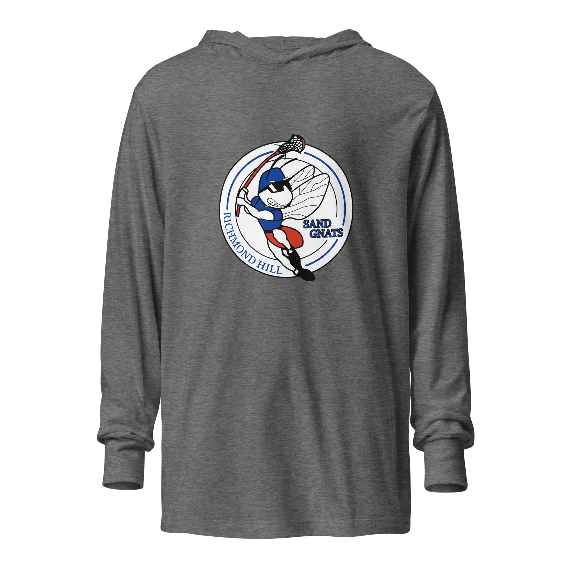 Performance | Hooded Long Sleeve T Shirt | RH Sandgnats | Gnat Crest Logo