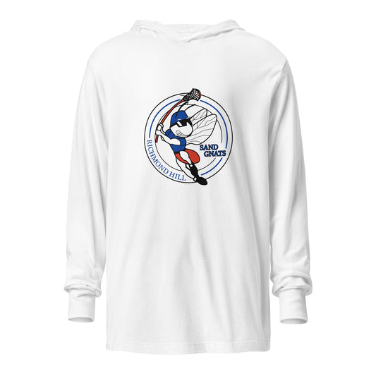 Performance | Hooded Long Sleeve T Shirt | RH Sandgnats | Gnat Crest Logo