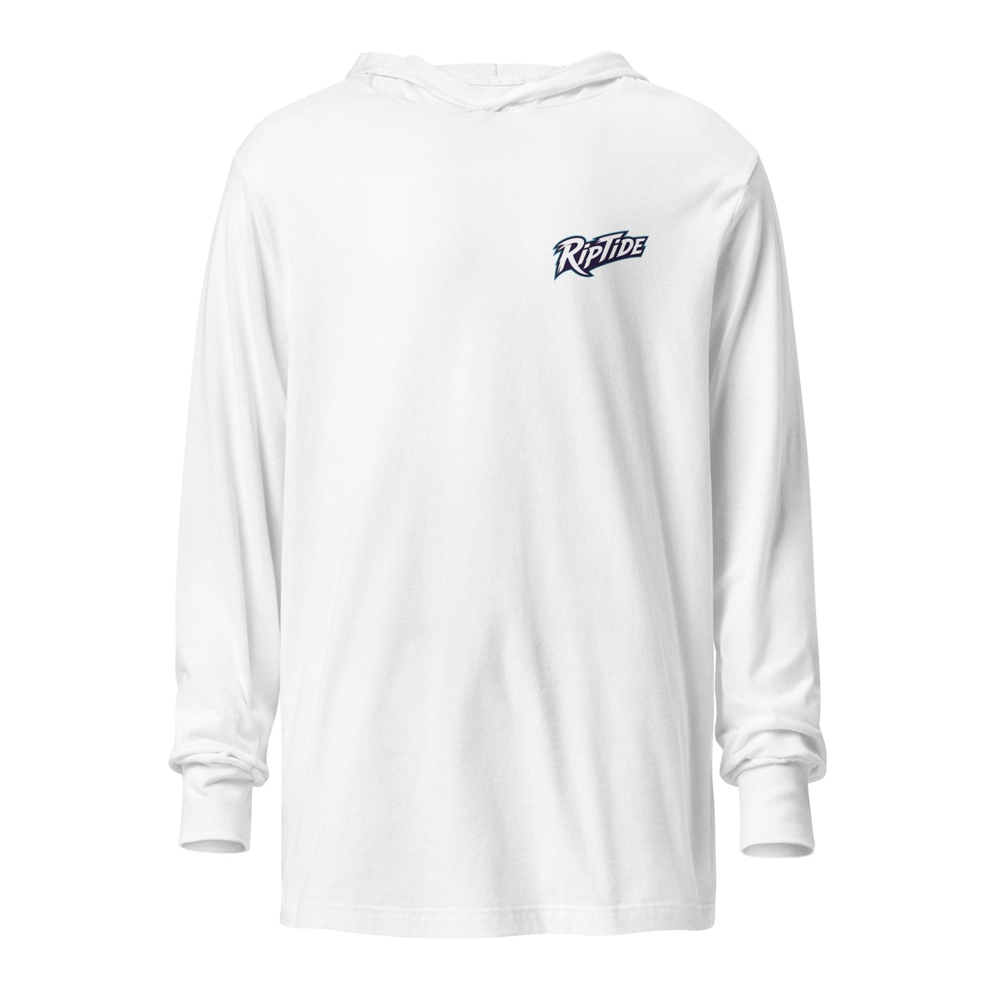 Performance | Hooded Long Sleeve T Shirt | RipTide Softball | Modern Script Logo
