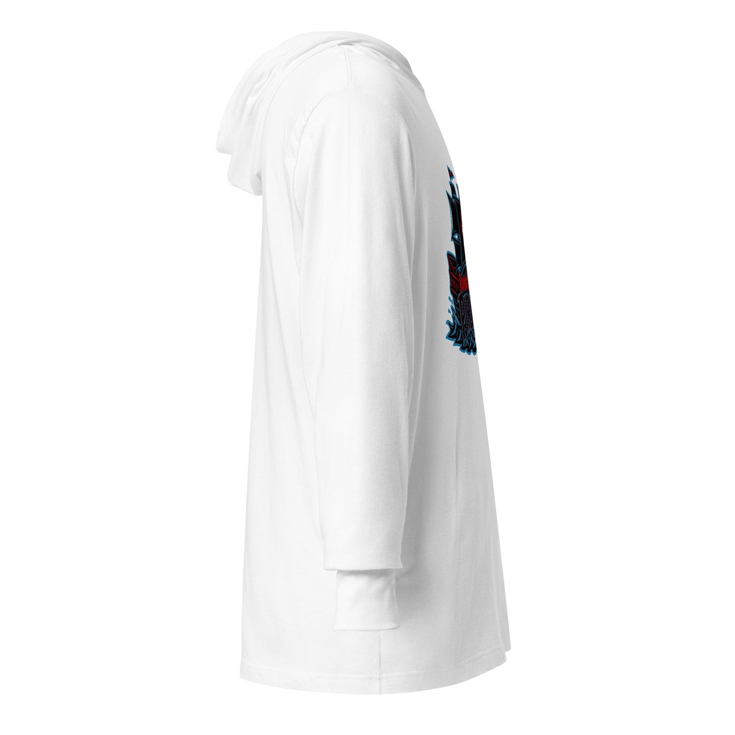 Performance | Hooded Long Sleeve T Shirt | Roanoke Rapids Pirates | Black Sail Battlers Logo