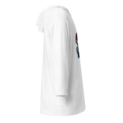 Performance | Hooded Long Sleeve T Shirt | Roanoke Rapids Pirates | River Raiders Logo