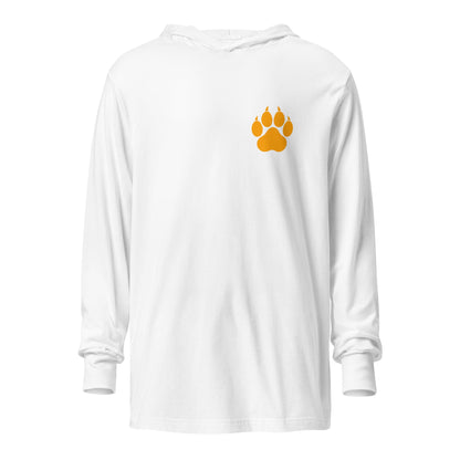 Performance | Hooded Long Sleeve T Shirt | Rock Springs High School Tennis | Paw Logo