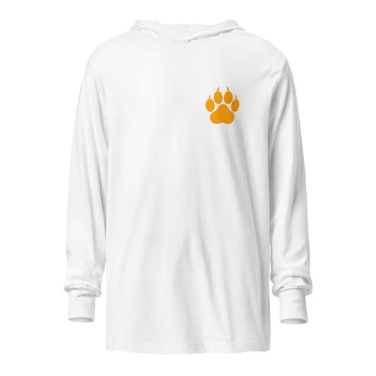Performance | Hooded Long Sleeve T Shirt | Rock Springs High School Tennis | Paw Logo