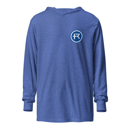 Performance | Hooded Long Sleeve T Shirt | Rockhurst University - Doctor of Physical Therapy School | Badge Logo