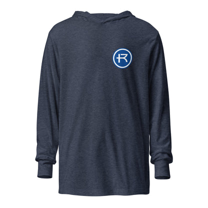 Performance | Hooded Long Sleeve T Shirt | Rockhurst University - Doctor of Physical Therapy School | Badge Logo