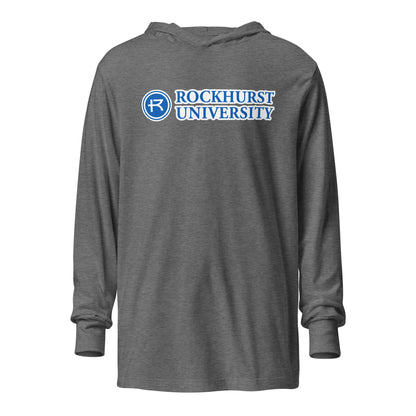 Performance | Hooded Long Sleeve T Shirt | Rockhurst University - Doctor of Physical Therapy School | Vanguard Institute Logo