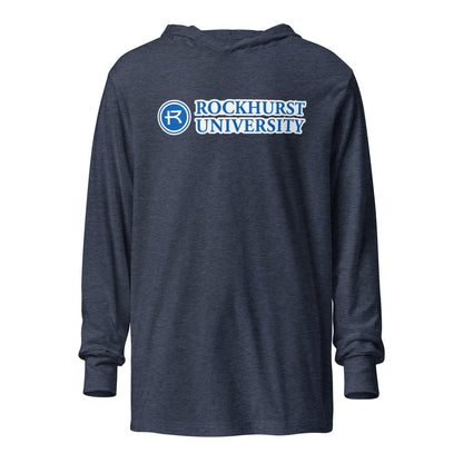Performance | Hooded Long Sleeve T Shirt | Rockhurst University - Doctor of Physical Therapy School | Vanguard Institute Logo