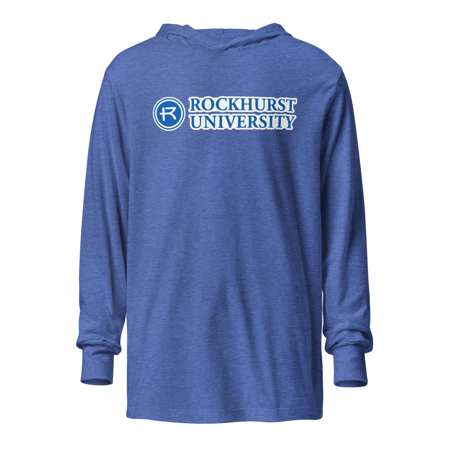 Performance | Hooded Long Sleeve T Shirt | Rockhurst University - Doctor of Physical Therapy School | Vanguard Institute Logo