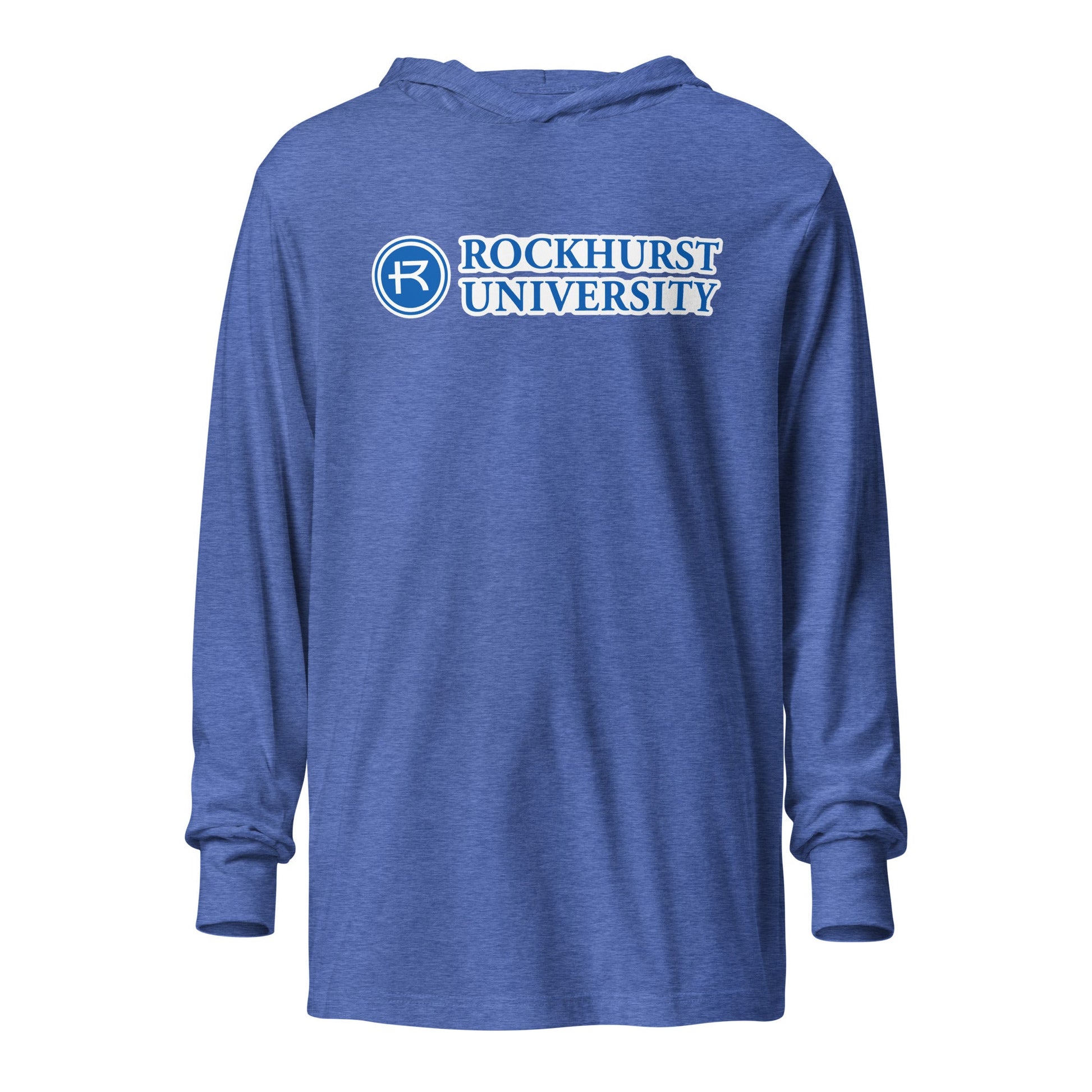 Performance | Hooded Long Sleeve T Shirt | Rockhurst University - Doctor of Physical Therapy School | Vanguard Institute Logo