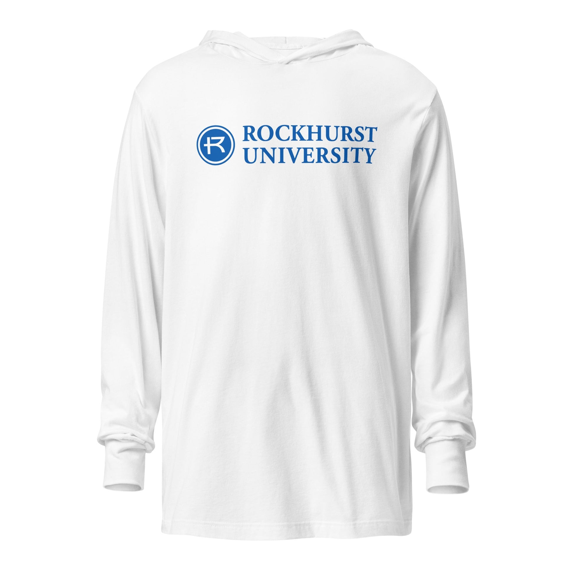 Performance | Hooded Long Sleeve T Shirt | Rockhurst University - Doctor of Physical Therapy School | Vanguard Institute Logo