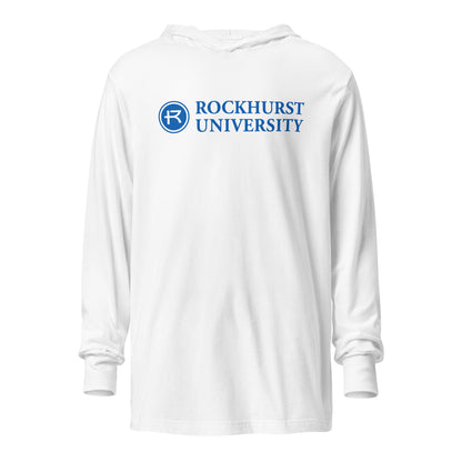Performance | Hooded Long Sleeve T Shirt | Rockhurst University - Doctor of Physical Therapy School | Vanguard Institute Logo