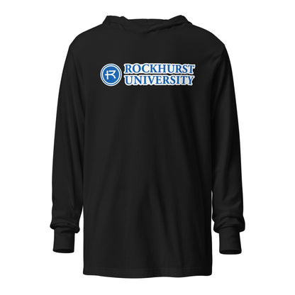 Performance | Hooded Long Sleeve T Shirt | Rockhurst University - Doctor of Physical Therapy School | Vanguard Institute Logo