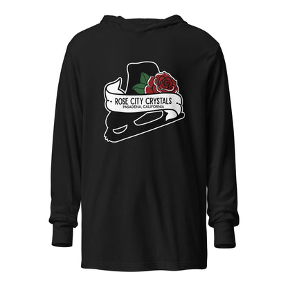 Performance | Hooded Long Sleeve T Shirt | Rose City Crystals