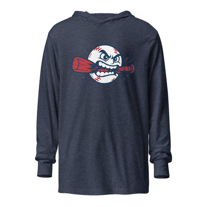 Performance | Hooded Long Sleeve T Shirt | Rosenberg Ballers | Emblem Logo