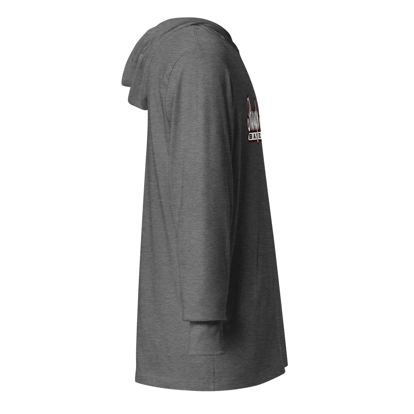 Performance | Hooded Long Sleeve T Shirt | Rough Riders | Baseball Script Logo