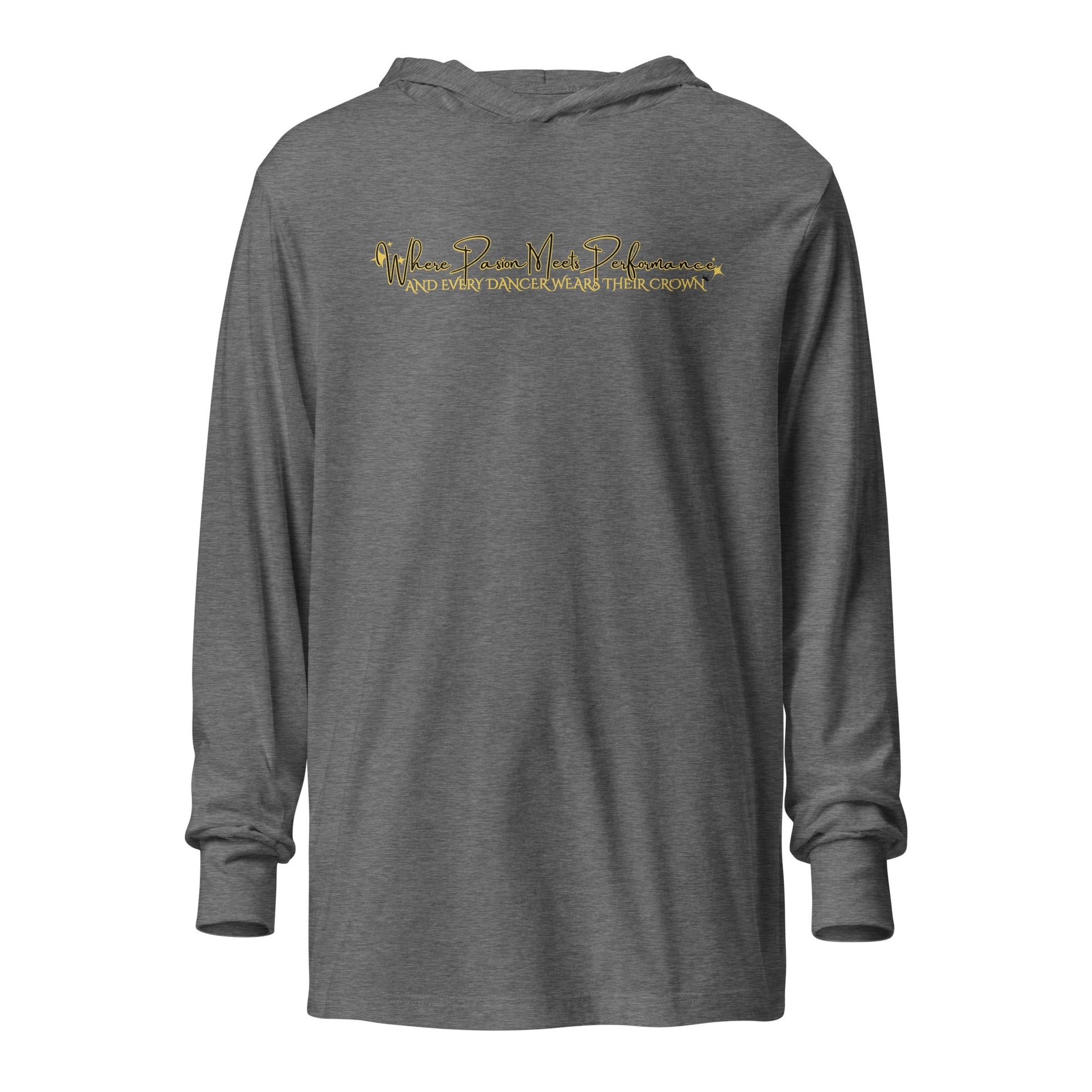 Performance | Hooded Long Sleeve T Shirt | Royal Dance Palace | Alt Logo