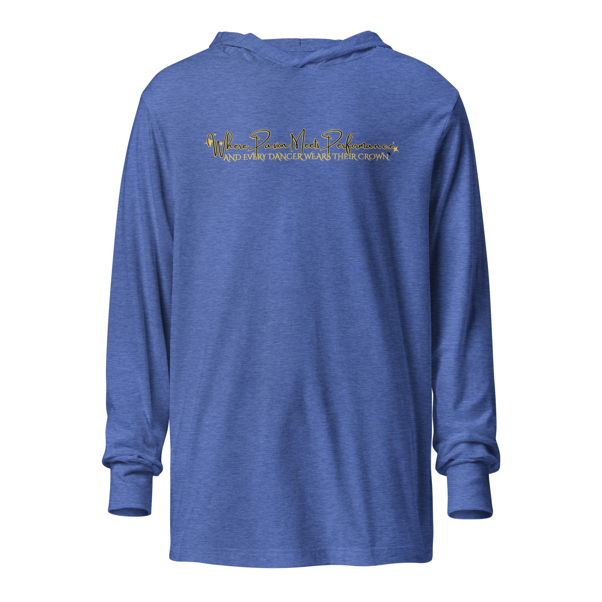 Performance | Hooded Long Sleeve T Shirt | Royal Dance Palace | Alt Logo