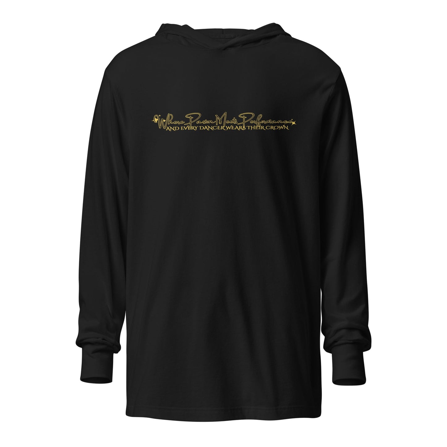 Performance | Hooded Long Sleeve T Shirt | Royal Dance Palace | Alt Logo