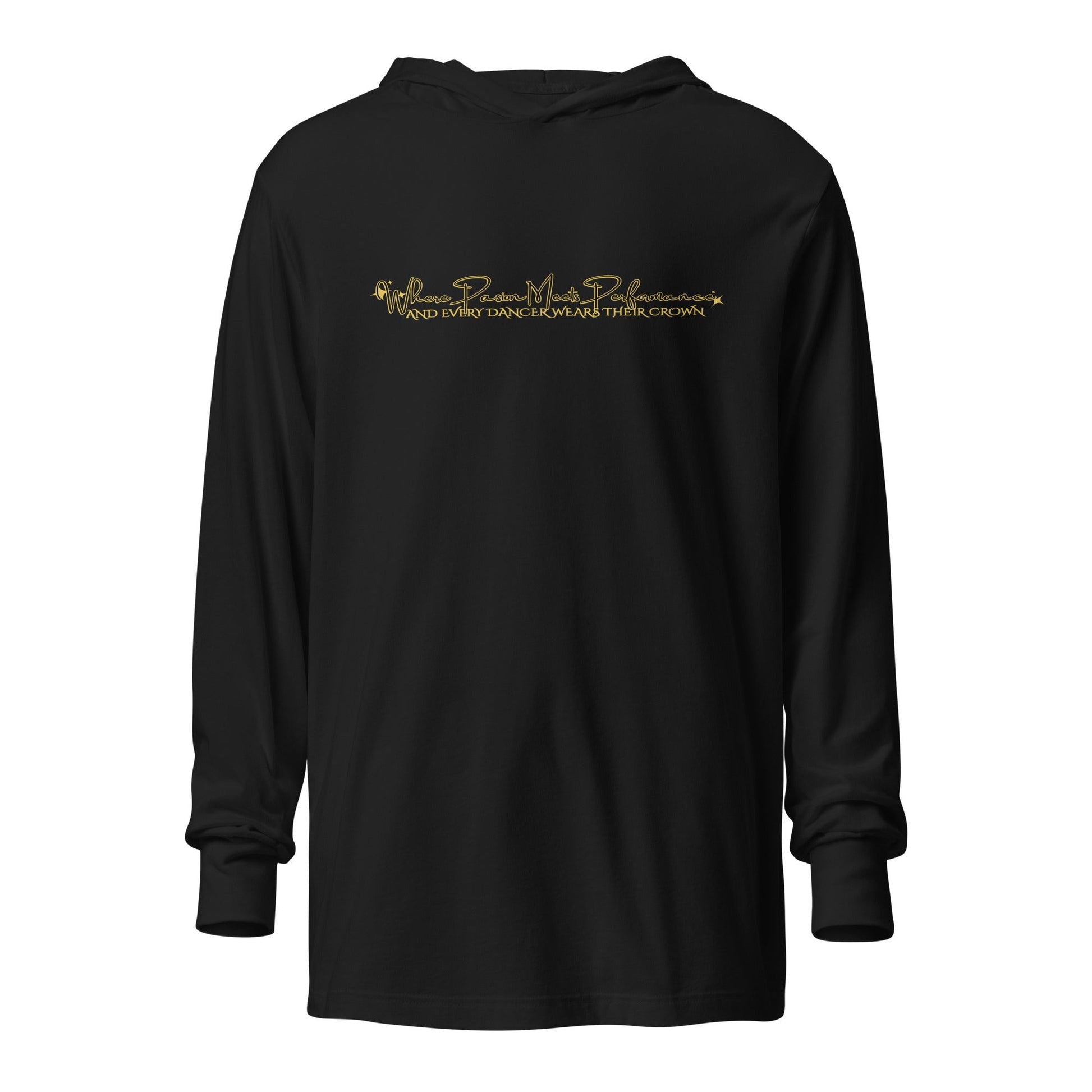 Performance | Hooded Long Sleeve T Shirt | Royal Dance Palace | Alt Logo