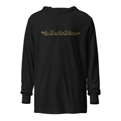 Performance | Hooded Long Sleeve T Shirt | Royal Dance Palace | Alt Logo
