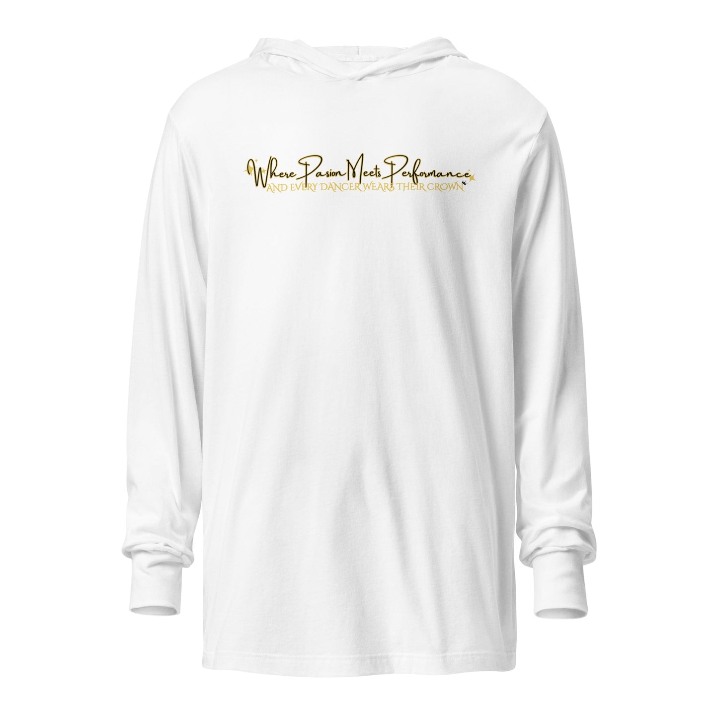 Performance | Hooded Long Sleeve T Shirt | Royal Dance Palace | Alt Logo
