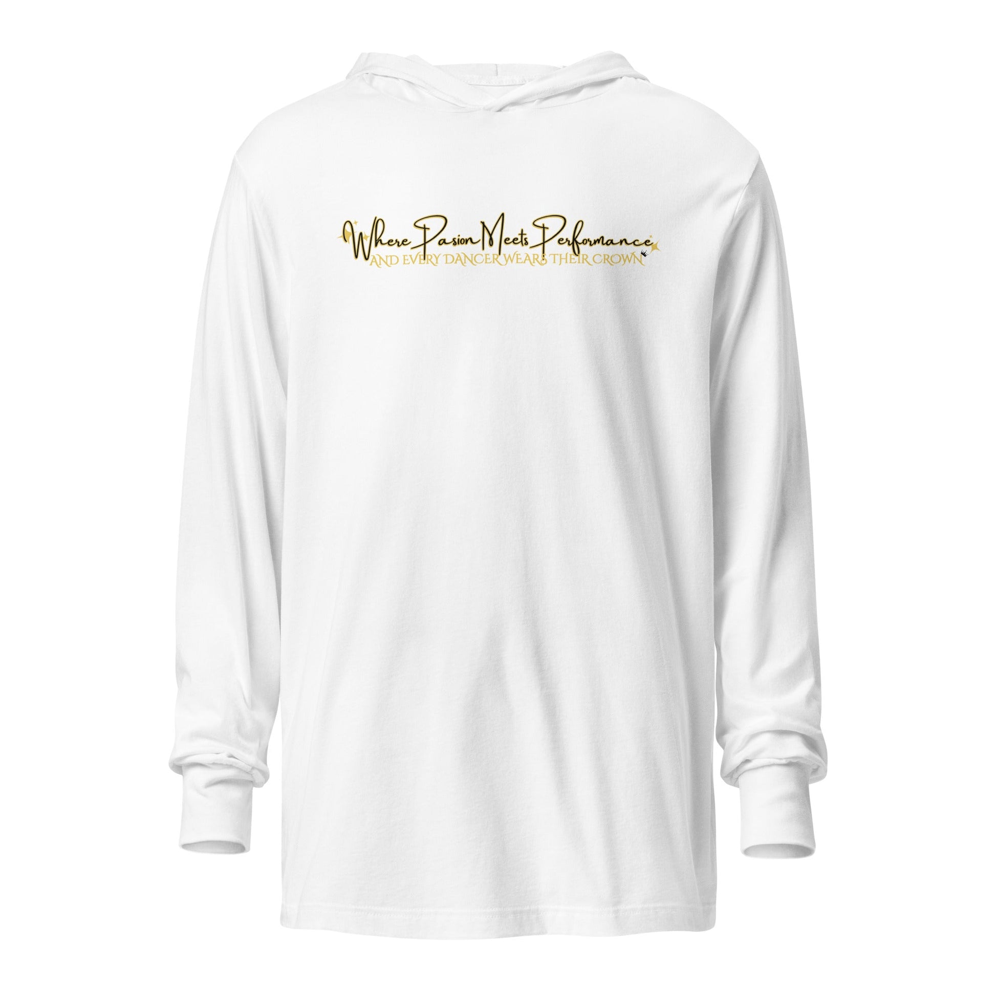 Performance | Hooded Long Sleeve T Shirt | Royal Dance Palace | Alt Logo