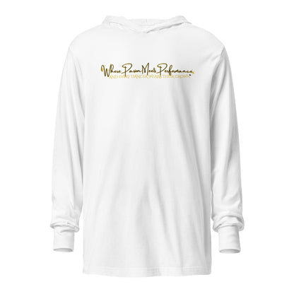 Performance | Hooded Long Sleeve T Shirt | Royal Dance Palace | Alt Logo