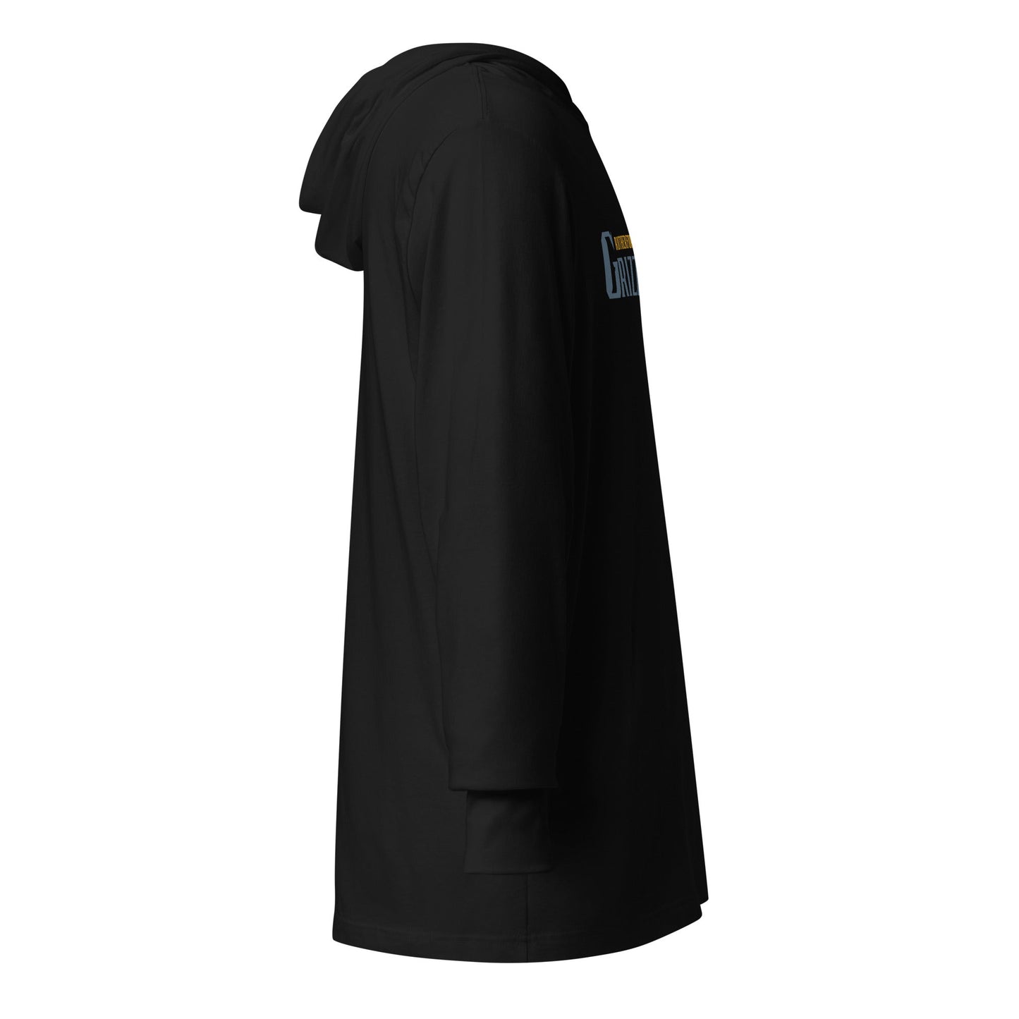 Performance | Hooded Long Sleeve T Shirt | Rutherford County Grizzlies Football | Alt Script Logo